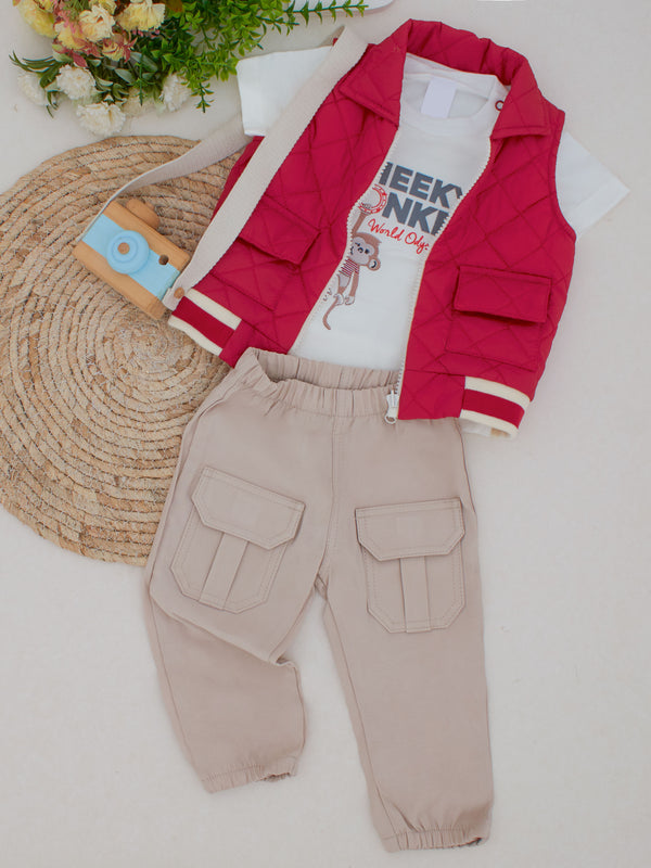 Conjunto Monkey + Chaleco