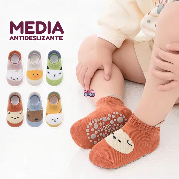 Set Medias X3 Antideslizantes Niña