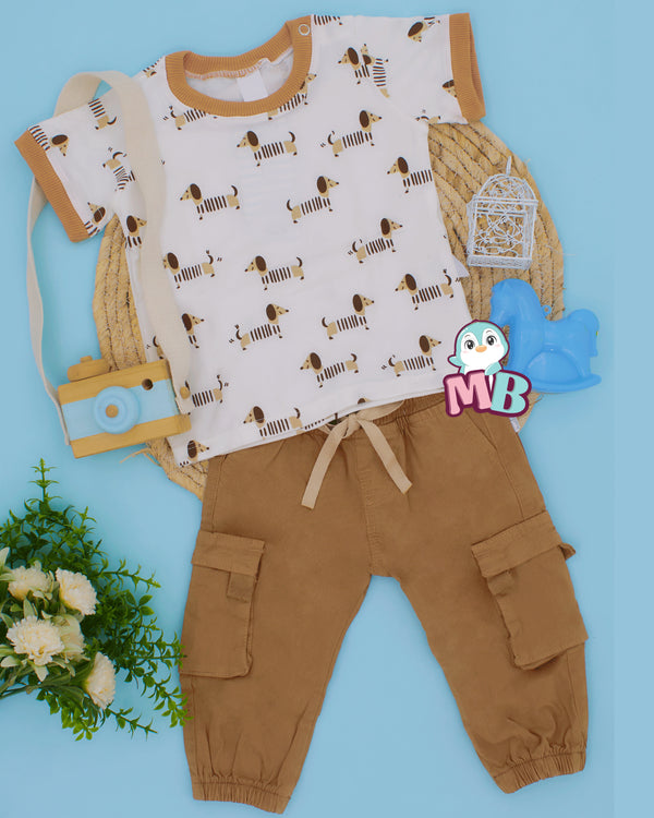 Conjunto perrito salchicha