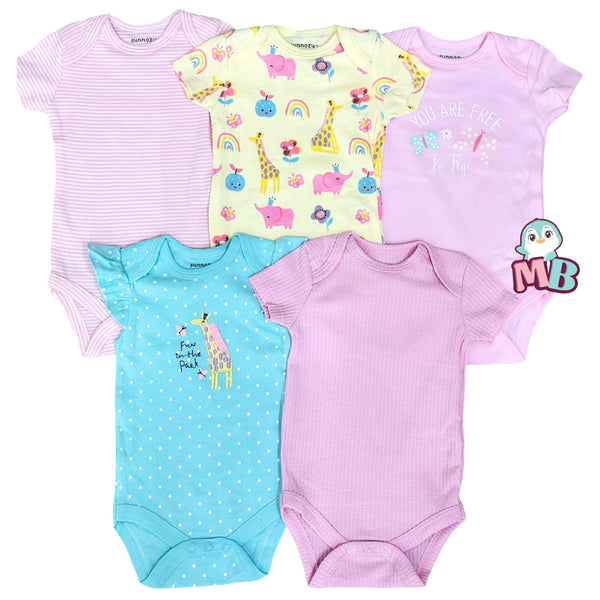 Mameluco Niña Set x5