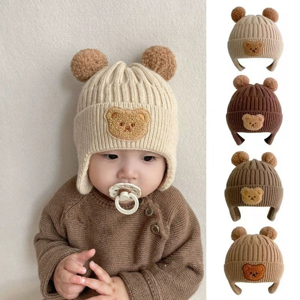 Gorro Tejido Oso Orejera