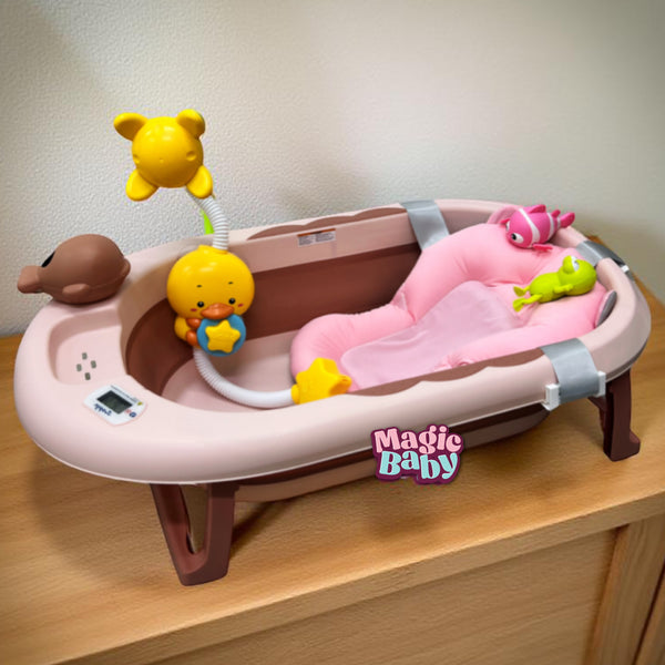Combo bañera ballenita + ducha pato