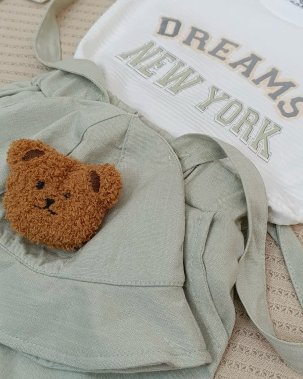 Overol + Pava Oso Niño