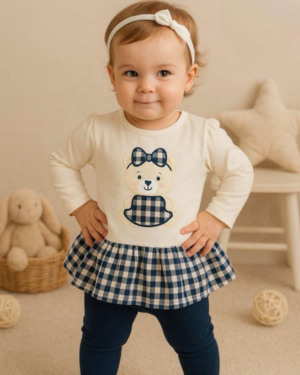 Conjunto niña osita